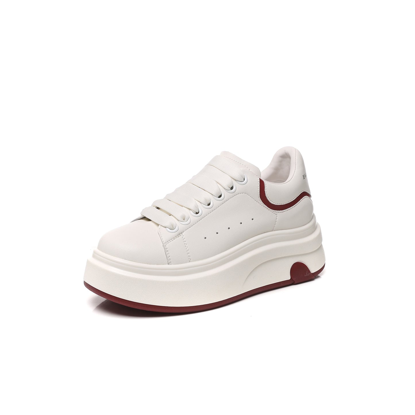 Women's Genuine Mcqueen White Spring Breathable Sports Versatile Trendy Sneakers