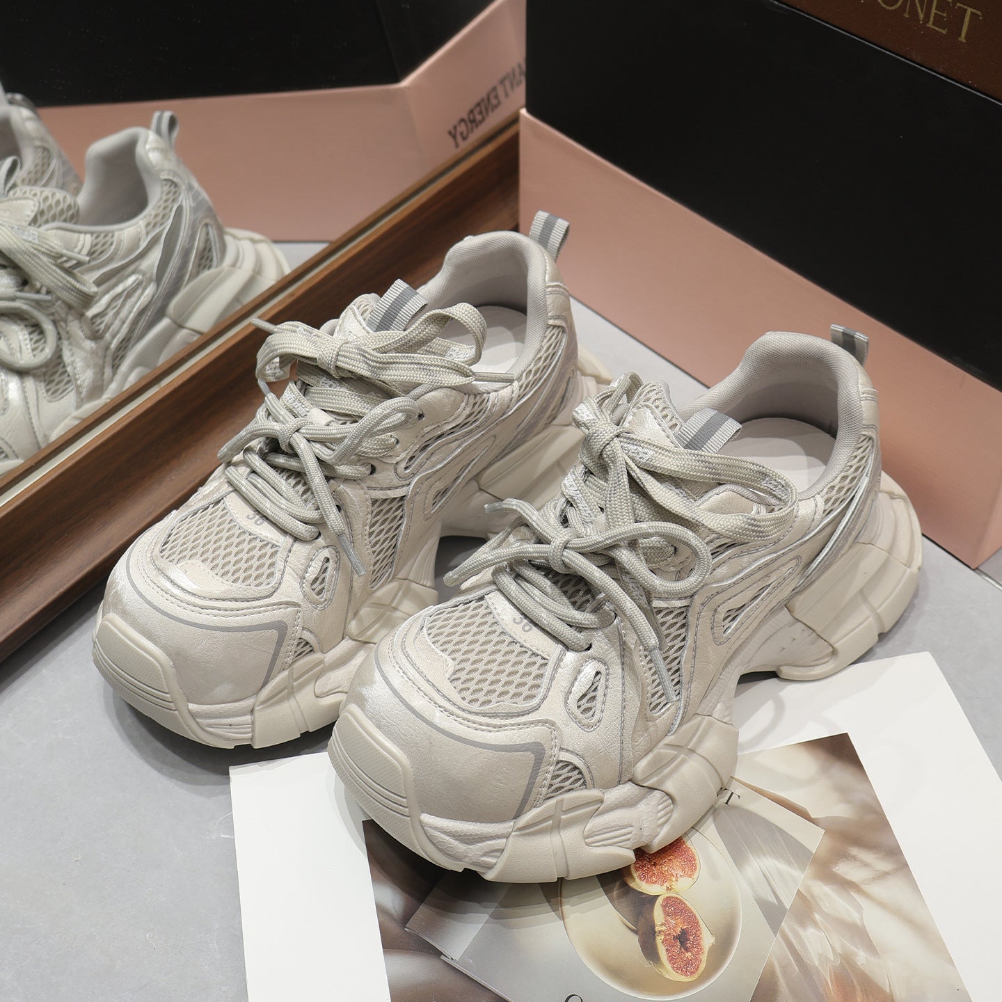 Women's Style Thick Bottom Octopus Fried Street Dad Comfortable Women's Sports Shoes
