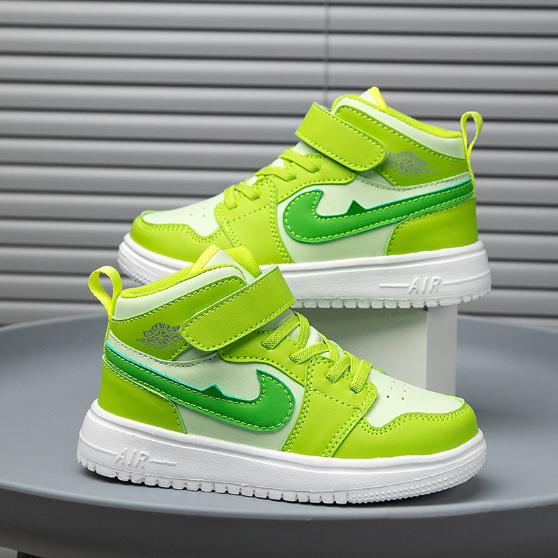 Children's Glamorous Cool Green Apple Boy Kid's Sneakers