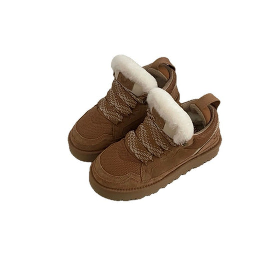 Women's & Men's Mel Booties Fur Integrated Couple Cotton Women's Snow Boots