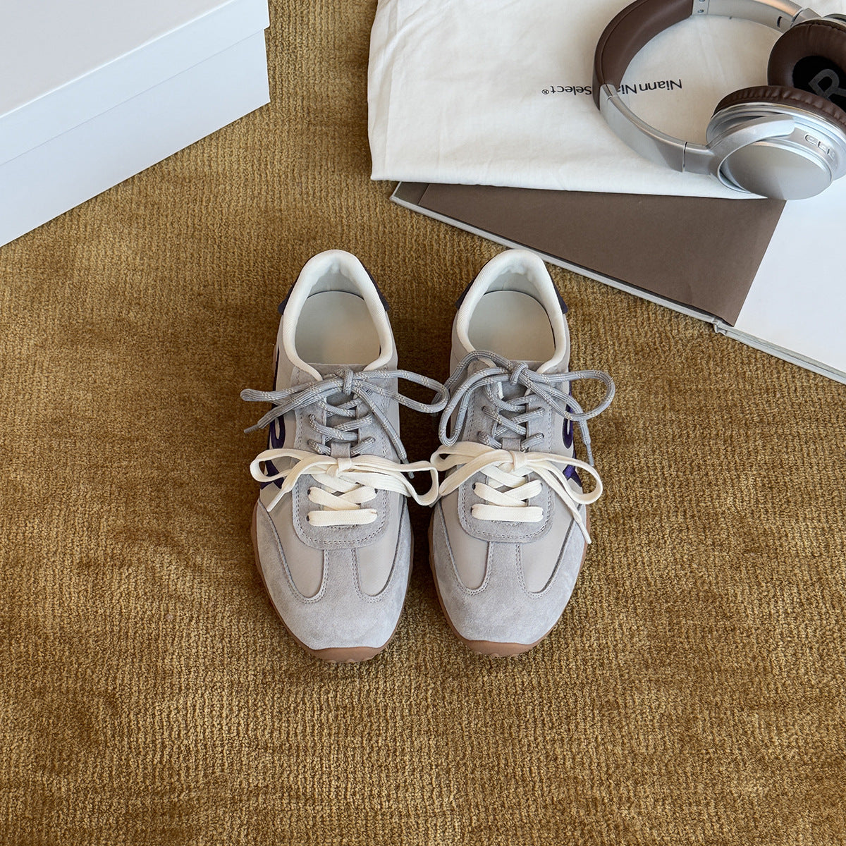 Breathable Letters German Training Spring Soft Bottom Women's Casual Shoes