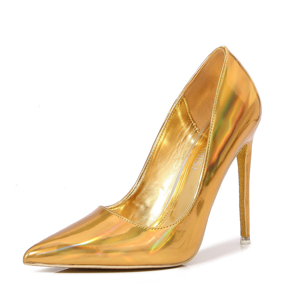 Adult Wedding Princess Elegant Pointed Stiletto High Heels