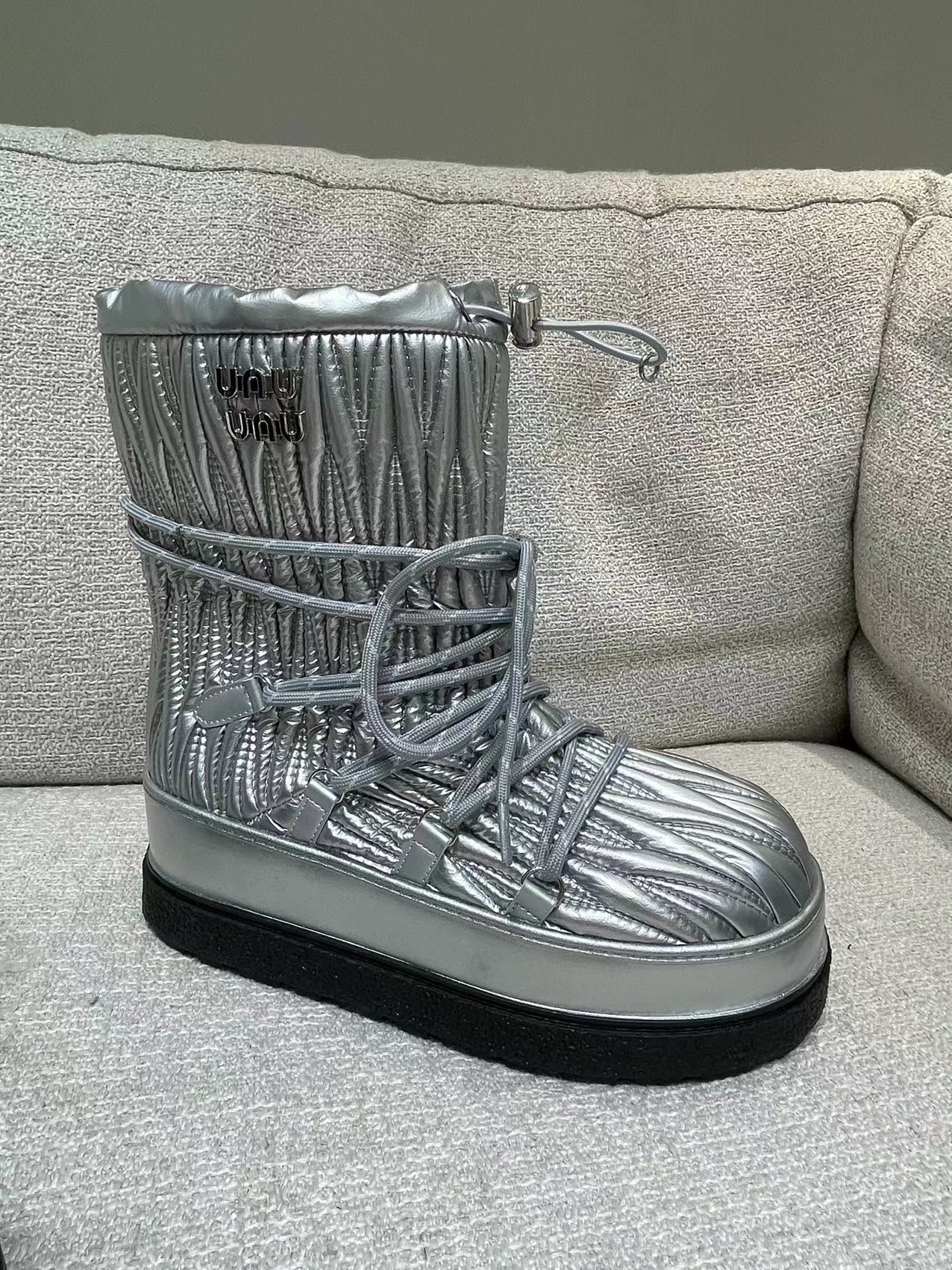 Women's Platform Short Tube Warm Cotton Northeast Snow Boots