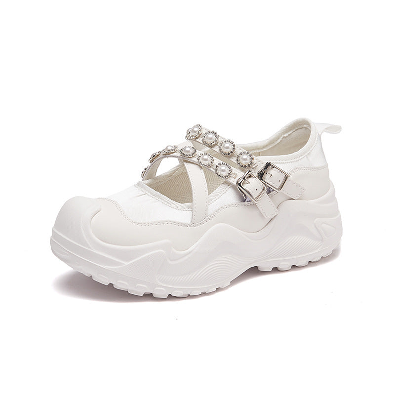Women's Dad Fashionable Summer Korean Style Thick Sneakers