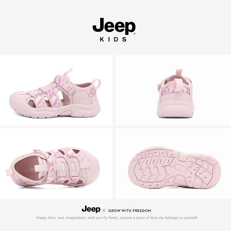 Children's Closed Toe Outdoor Beach Summer Breathable Kid's Sandals