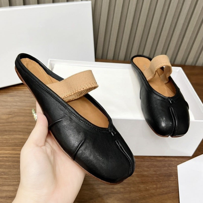 Women's Version Split Toe Half Box Outdoor Flat Slippers
