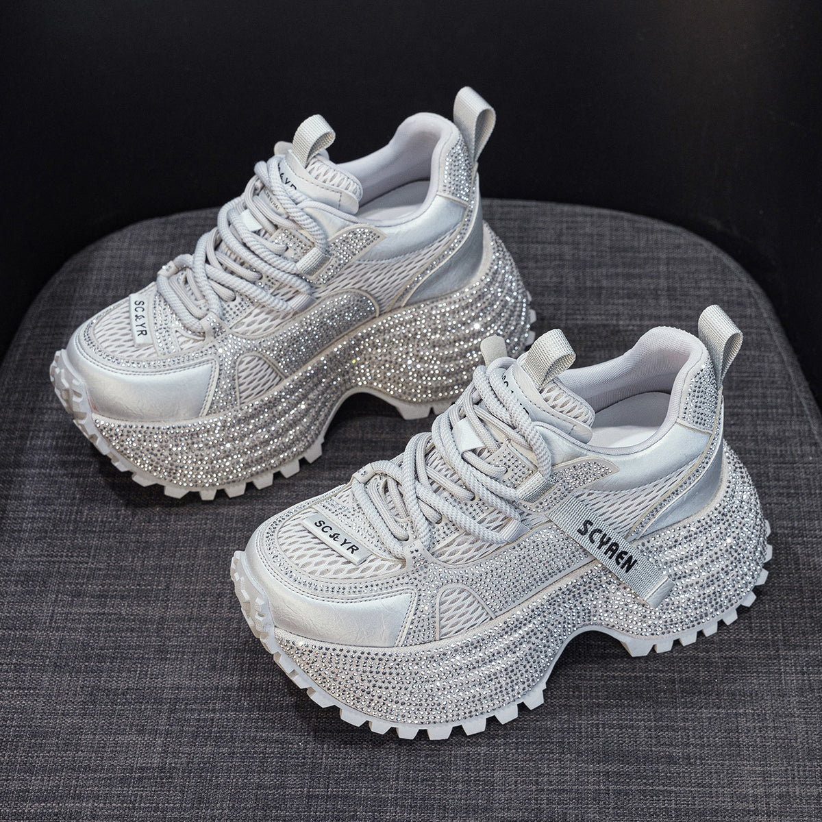 Women's Platform Dad Spring Height Increasing Sole Women's Casual Shoes