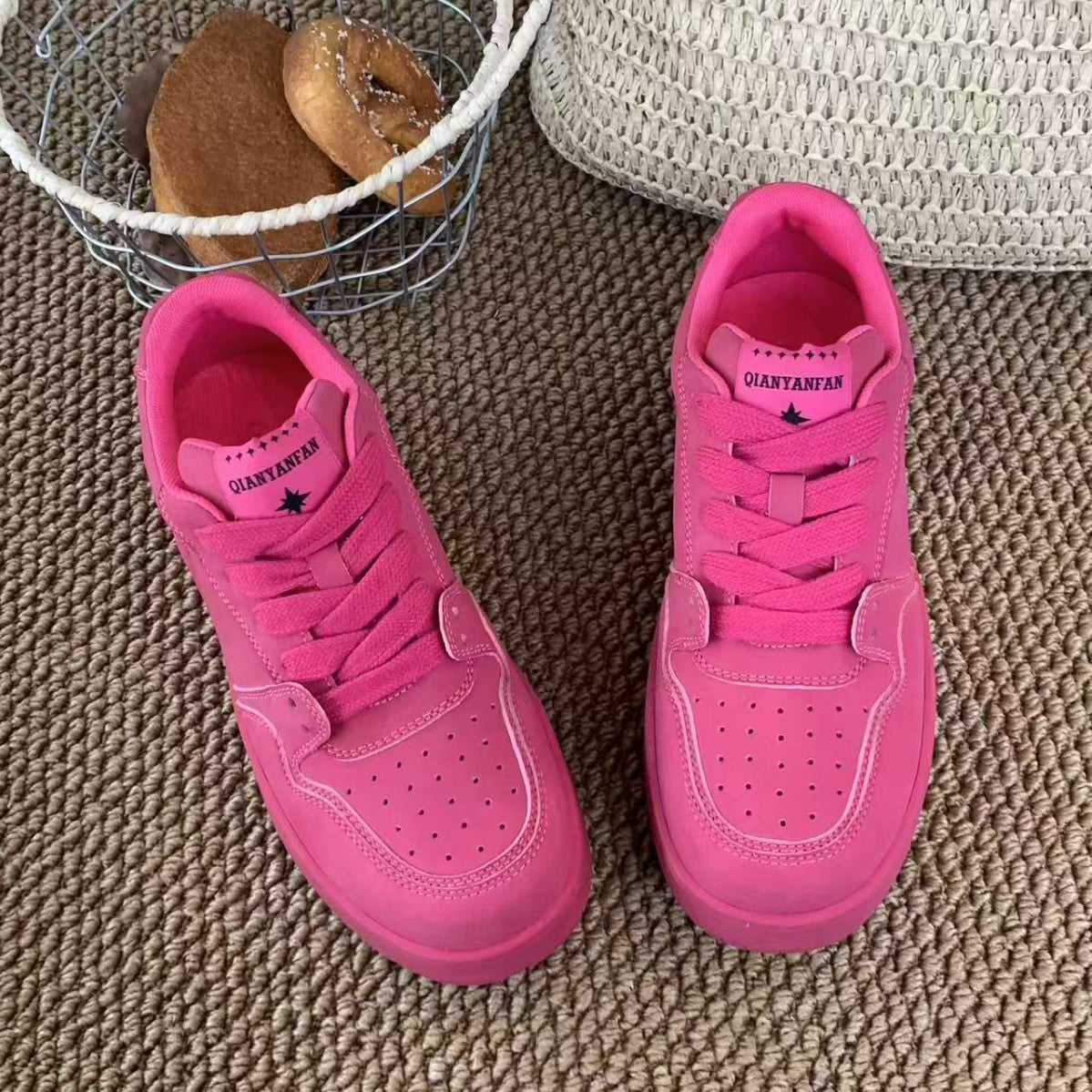 Preface Fan Sports Thick Bottom Increased Female Bread Women's Casual Shoes
