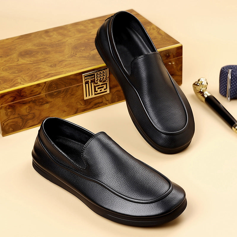 Men's Formal Wear Big Toe Thick Bottom Men's Casual Shoes