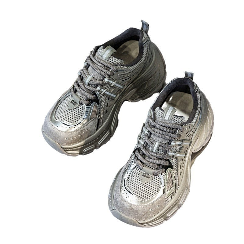 Women's Platform Dad Feet Show Small Sports Sneakers