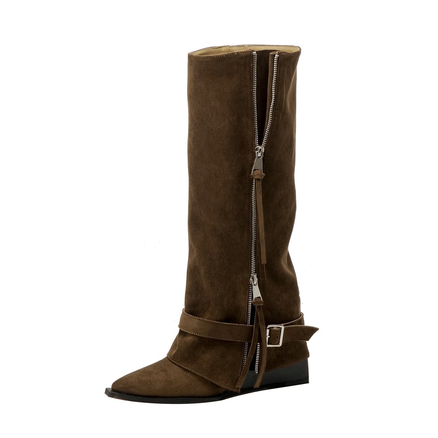 Women's Knight British Style Below The Knee Boots