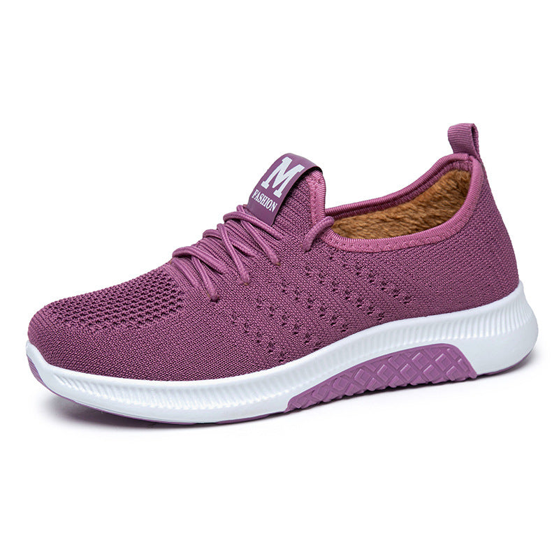 Women's Winter Old Cloth Cotton Fleece-lined Thickened Women's Shoes