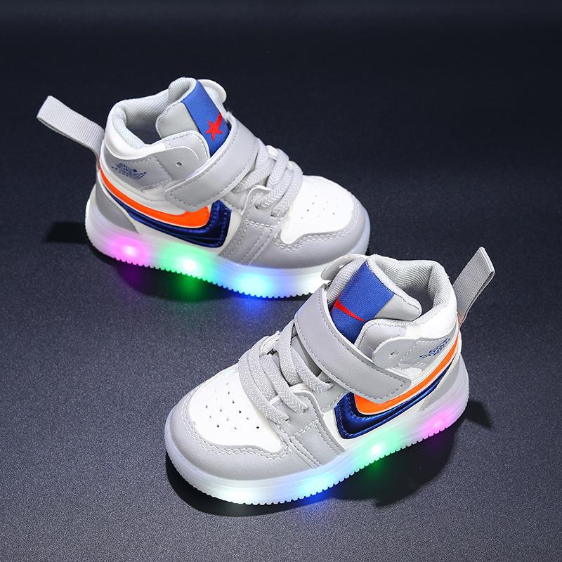 Children's Lights Boy Board Luminescent Lamp Kid's Sneakers