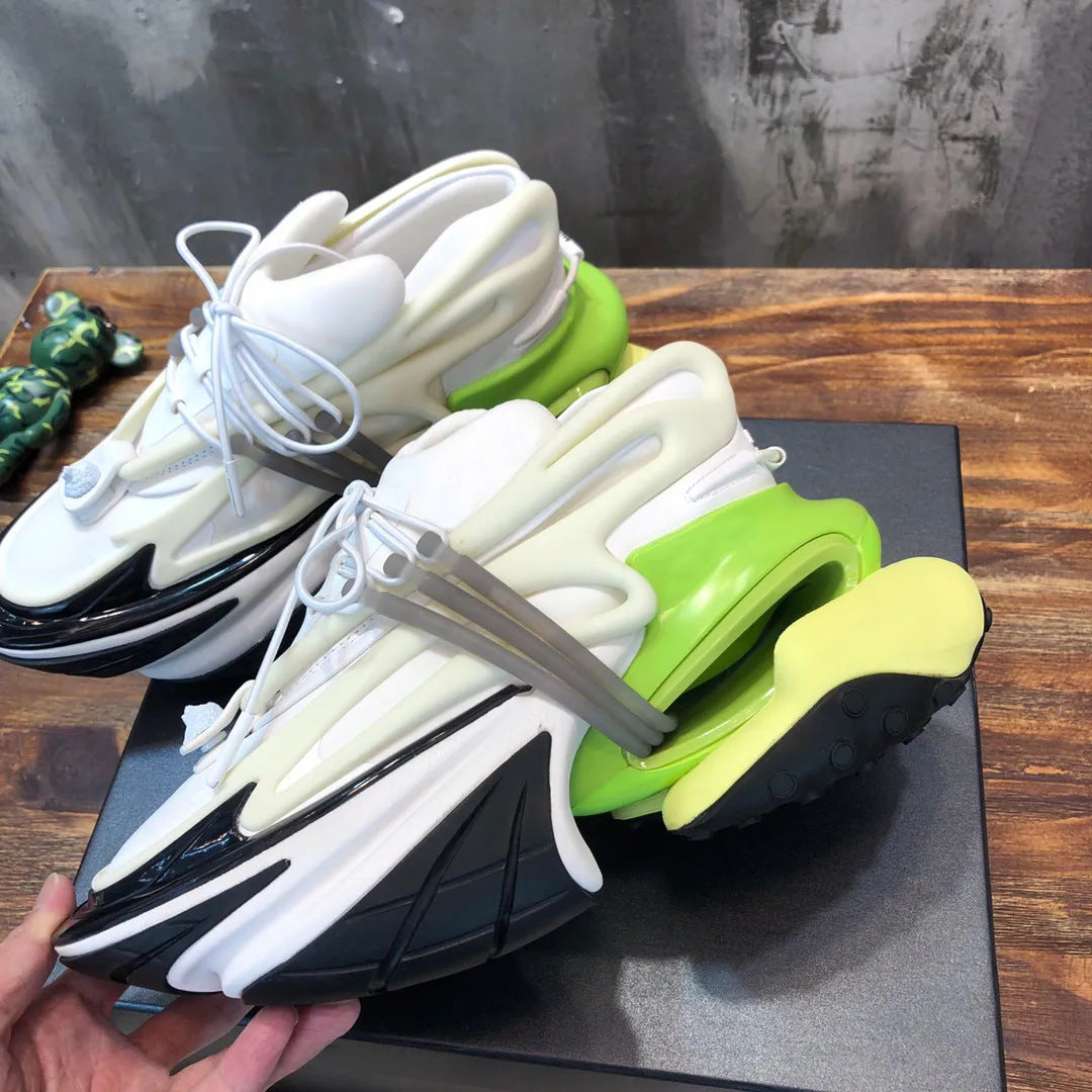 Women's & Men's Spaceship Space Couple Platform Heightened Daddy Men's Sports Shoes