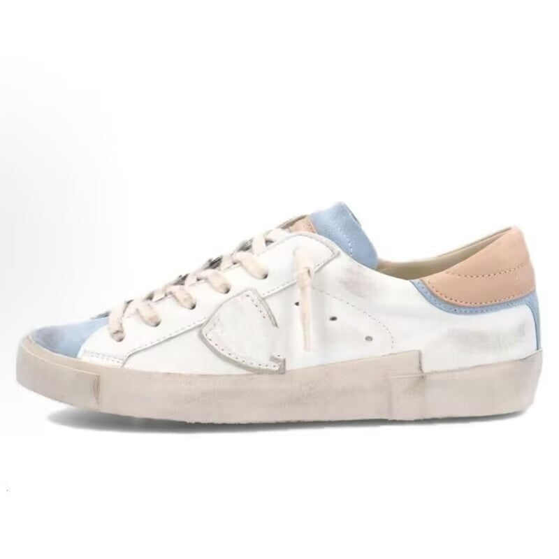 Women's & Men's Golden Goose Black Tail Distressed Trendy Men's Casual Shoes