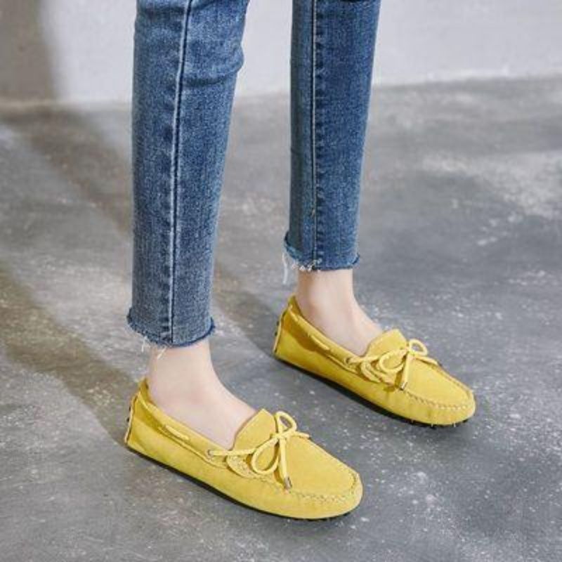 Women's Doug Single Autumn Summer Korean Fashion Shallow Mouth Loafers