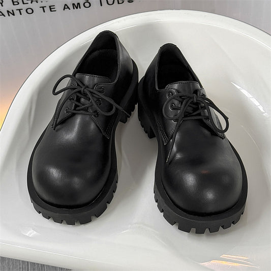 Men's Style Mickey Martin Big Head Derby Leather Shoes