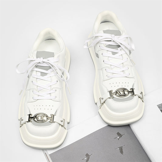 Design Breathable Trendy Platform Hight Increasing Sneakers