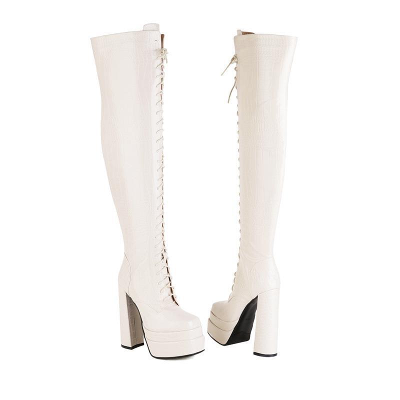 Women's Winter Thick Bottom Side Zipper Boots