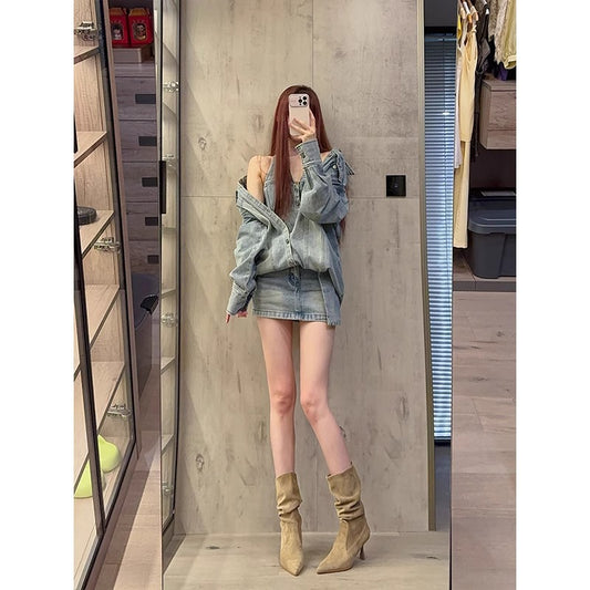 Women's Riding Stiletto Pointed Toe Ankle High Boots