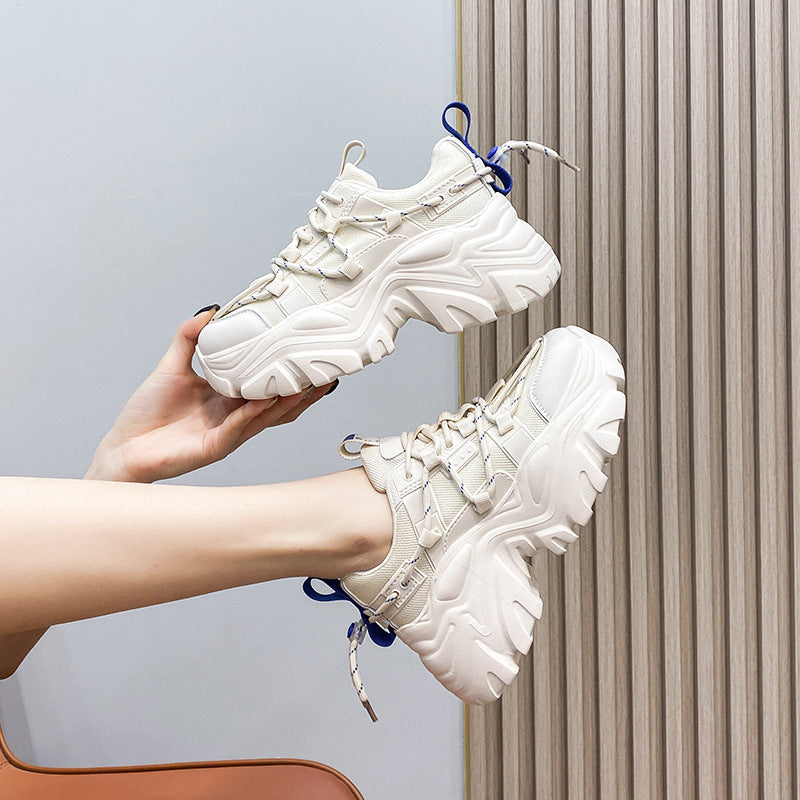 Women's Thick Bottom Heightened Daddy Show Feet Casual Shoes