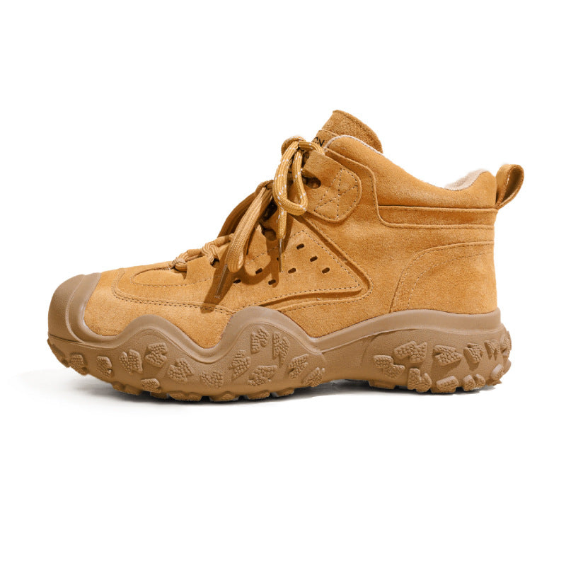 Women's Mountaineering Short British Style Martin Women's Leather Boots