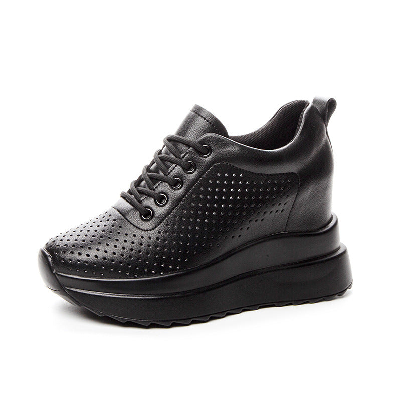 Women's Sunday Summer Hole Thick Bottom Muffin Height Increasing Women's Casual Shoes