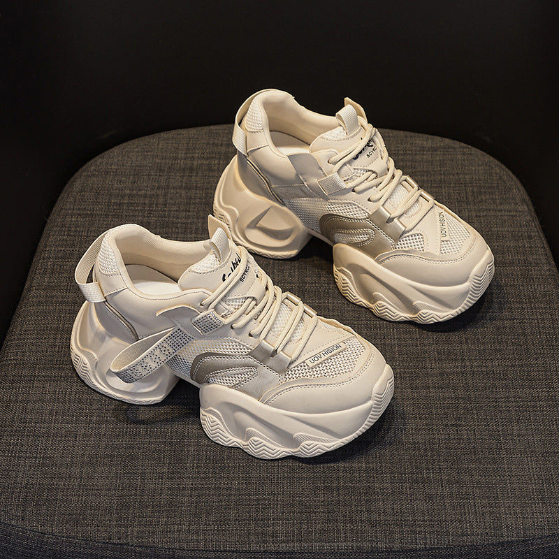 Women's Autumn Platform Height Increasing Insole Popular Version Women's Casual Shoes