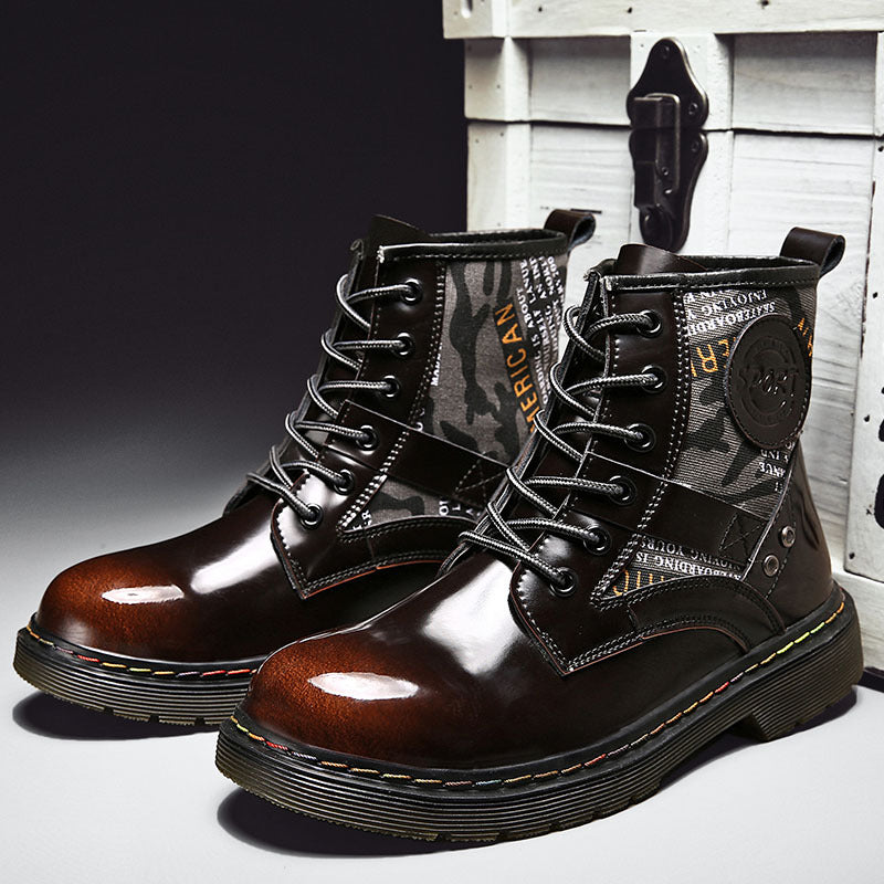 Worker Unisex Long Tooling Fleece Biker Boots