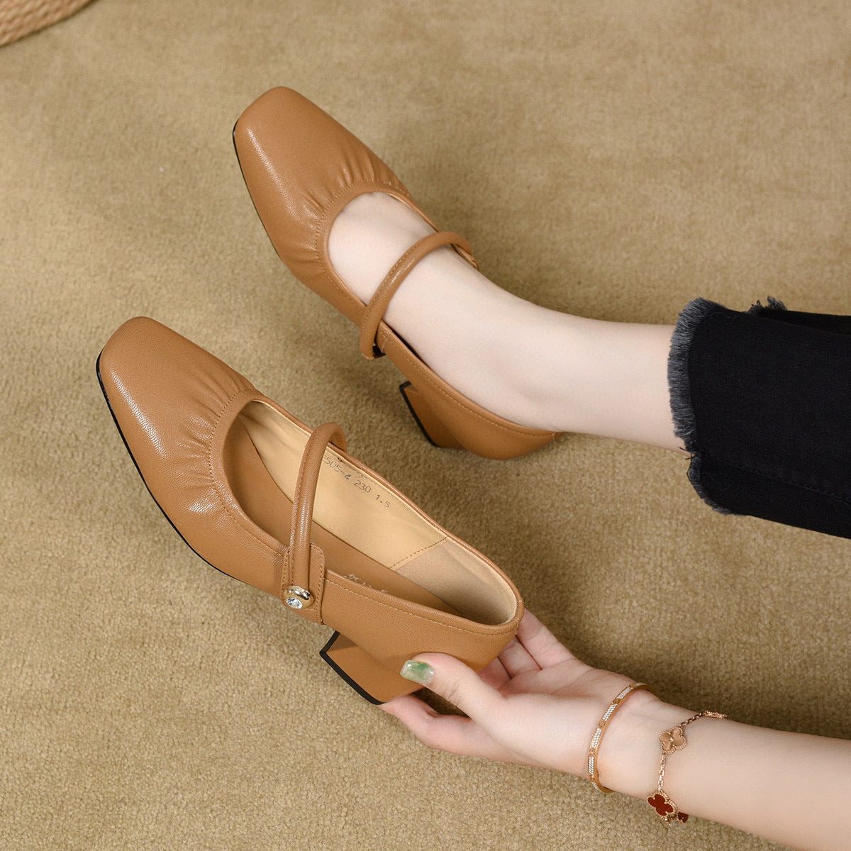 Women's Jane Simple Elegant French Style Small Women's Fashion Shoes