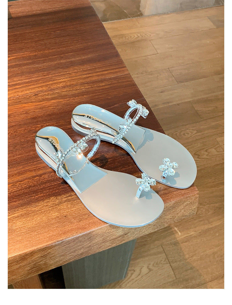 Women's Grape Mom Summer Wedge Fashion Simple Slippers