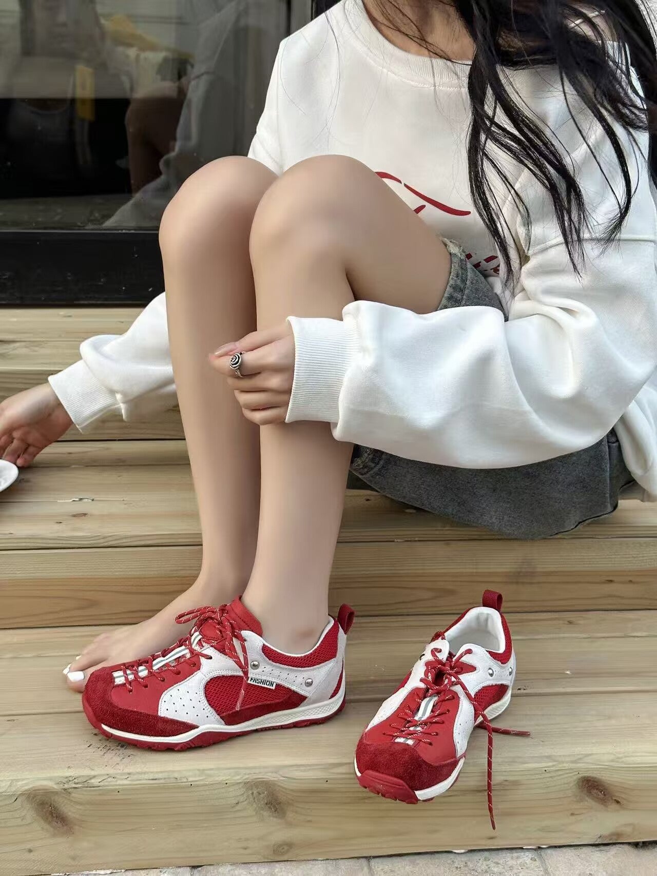 Women's Niche Genuine Soft Bottom German Training Sneakers