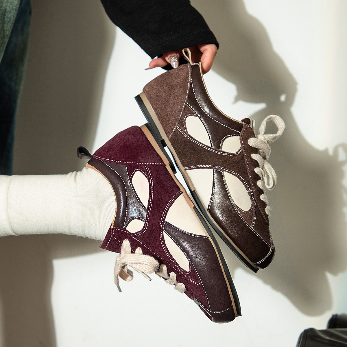 Women's Version Retro Height Increasing Insole German Women's Shoes