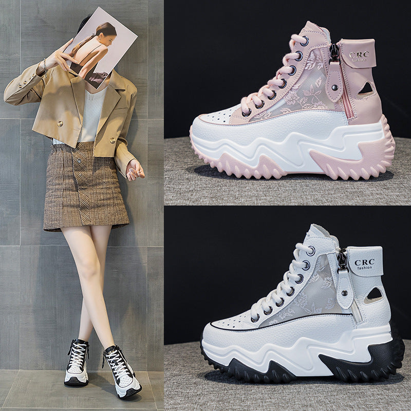 Women's Chinese Style Satin Surface Embroidered Printed Women's Casual Shoes