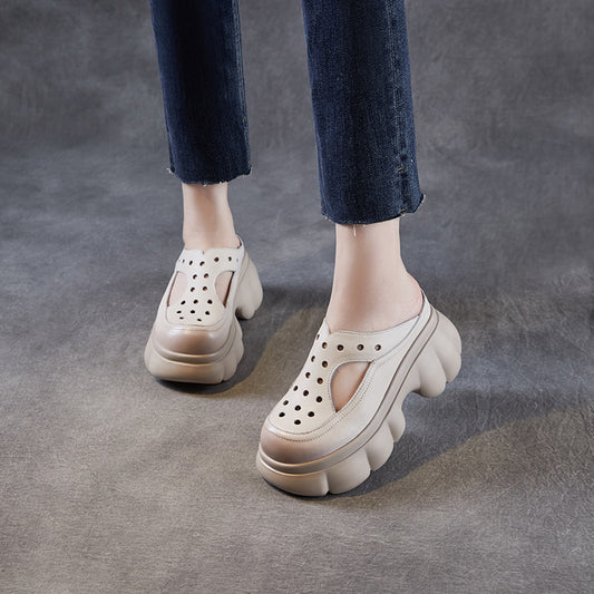 Women's For Outdoors Height Increasing Summer Closed Slippers