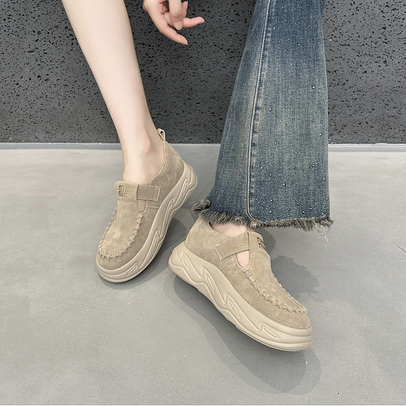 Women's Platform Autumn Chinese Style Small Retro Sneakers