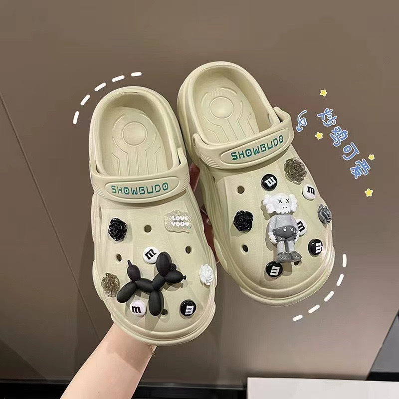 Supermarket Summer Outdoor Hole Closed Toe Go Women's Shoes