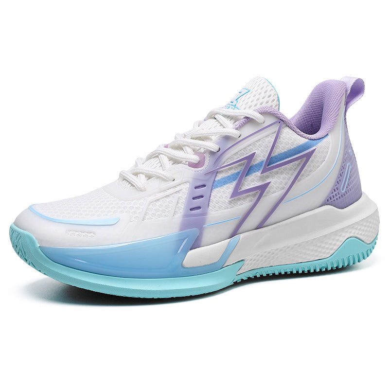 Women's & Men's For Korean Style Fashionable Mesh Breathable Basketball Luminous Shock Men's Sports Shoes