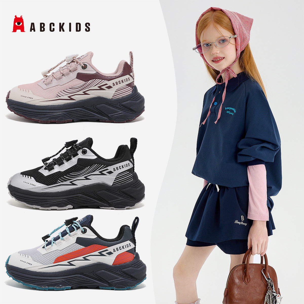 Children's Spring Boys Breathable Lightweight Outdoor Running Children's Sports Shoes