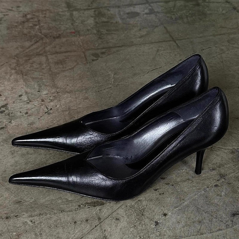 Women's Pointed Stiletto Hot Lengthened High Simple Heels