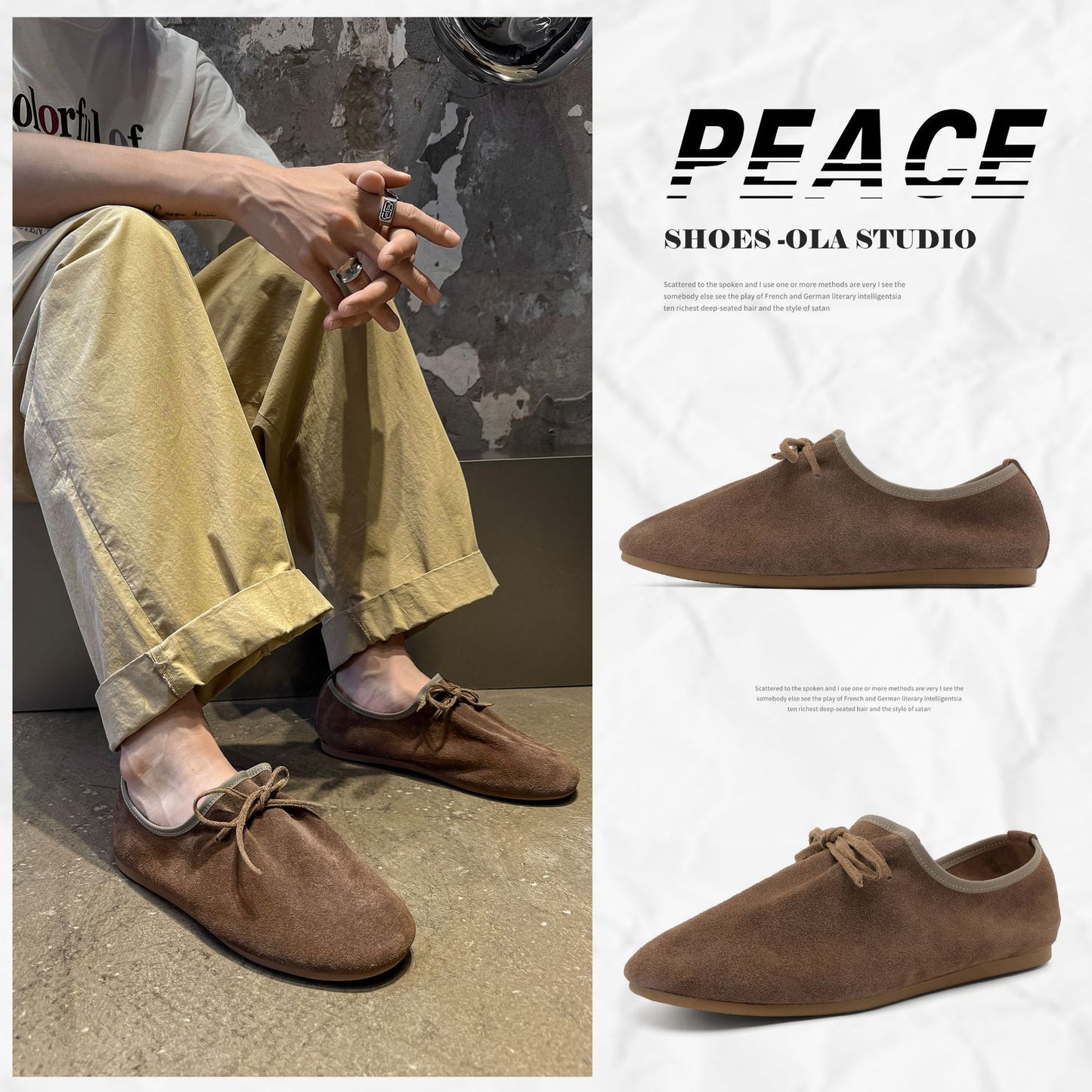 Men's Summer Lazy Soft Bottom Lightweight Outdoor Thin Loafers/doug Shoes