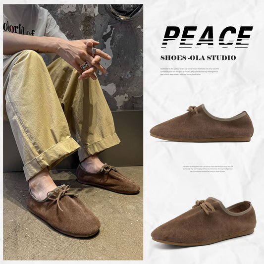 Men's Summer Lazy Soft Bottom Lightweight Outdoor Thin Loafers/doug Shoes