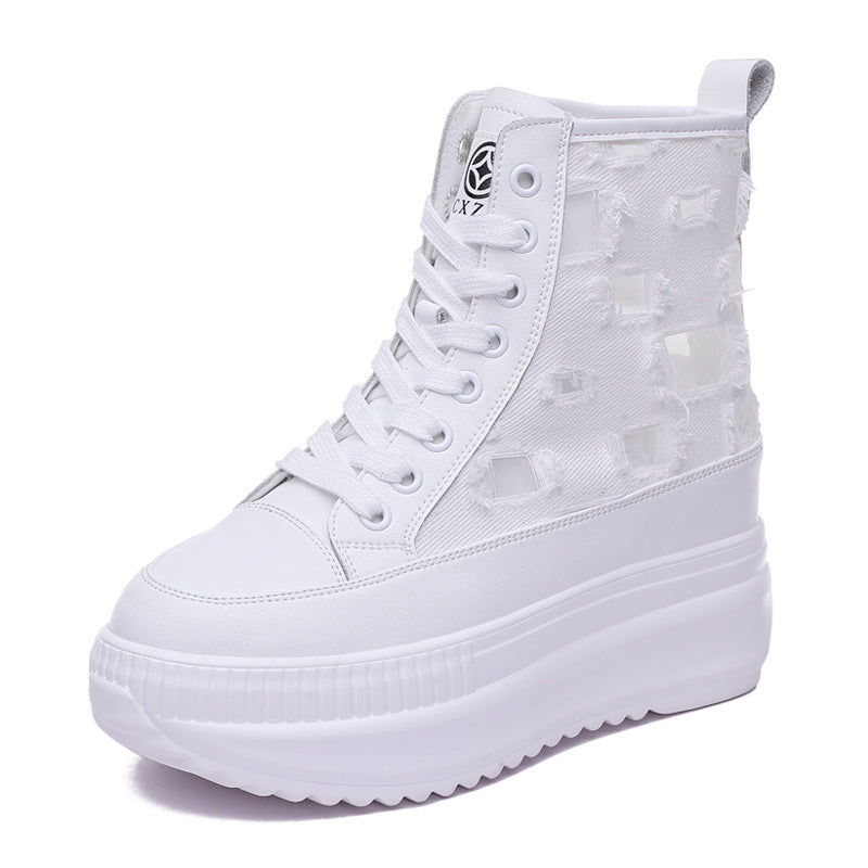 Women's Short Thin Dr. Martens Thick Bottom Casual Shoes