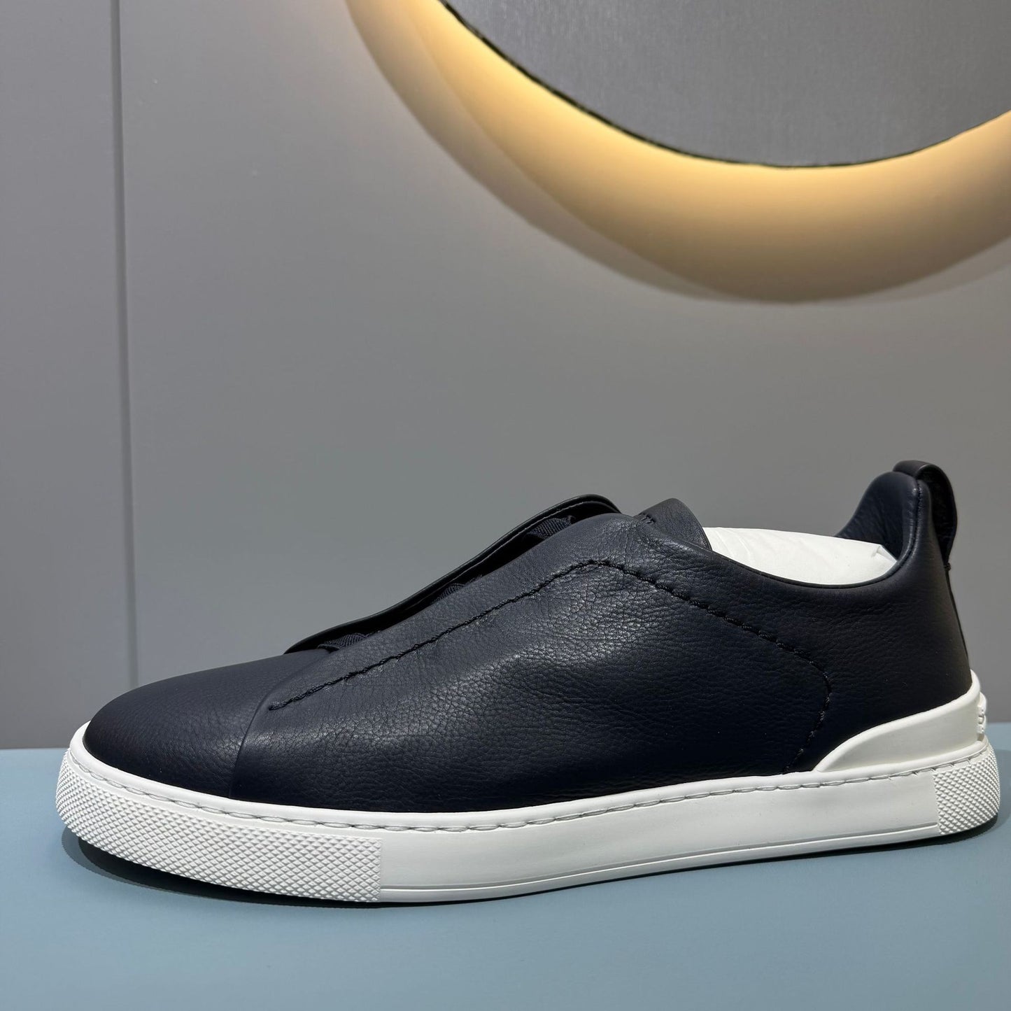 Men's Top Version Home Cross Elastic Band Slip-on Men's Board Shoes