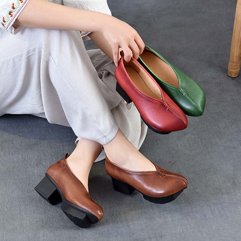 Women's Chinese Style Plaid With Ethnic Cotton Linen Women's Casual Shoes