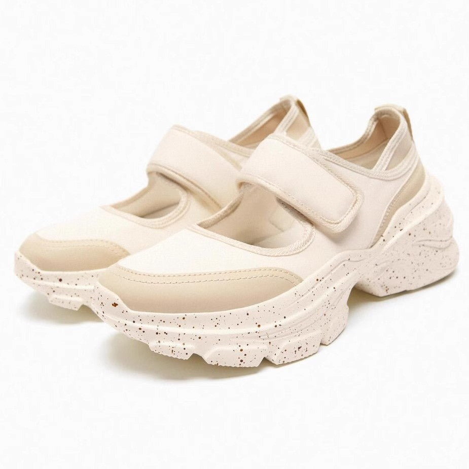 Women's Black Platform Mary Jane Fashion Ballet Loafers