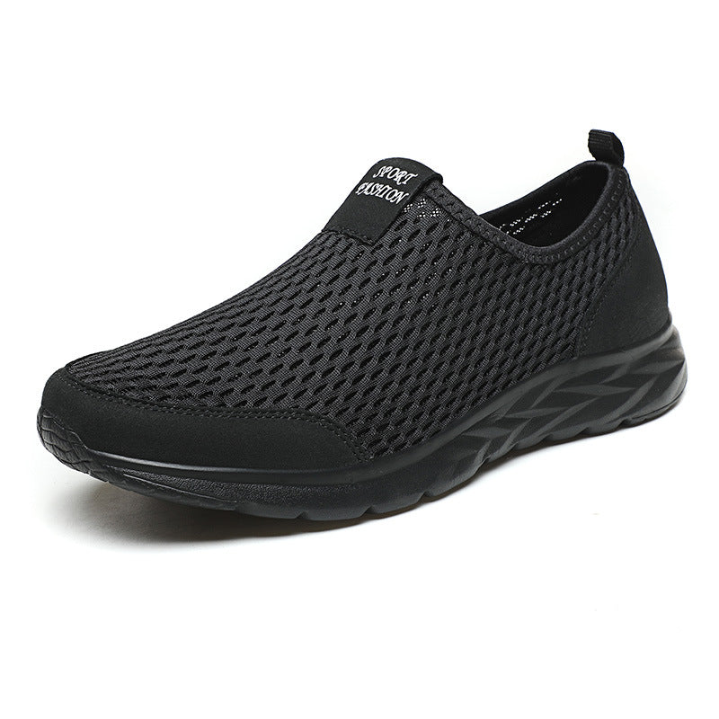 Men's Summer Mesh Slip-on Plus Size Casual Shoes