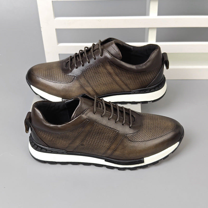 Men's Business British Style Genuine Handsome Leather Shoes