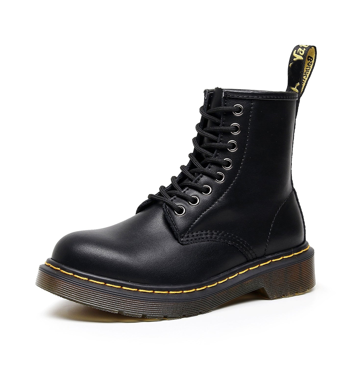 Women's & Men's Martin British Retro Style Cowhide Round Boots