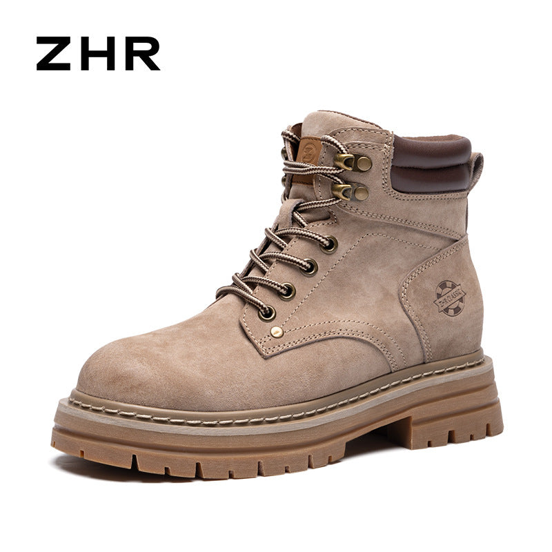 Women's Thick-soled Dr. Martens Worker Waterproof Boots